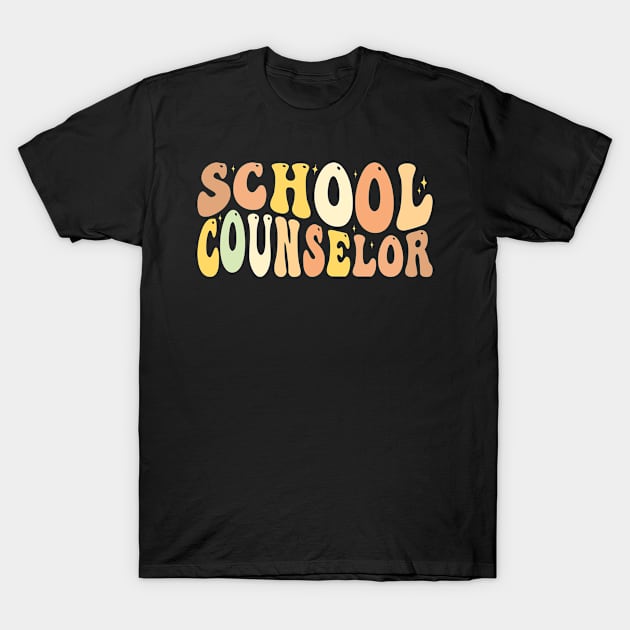 School Counselor groovey T-Shirt by AdelDa